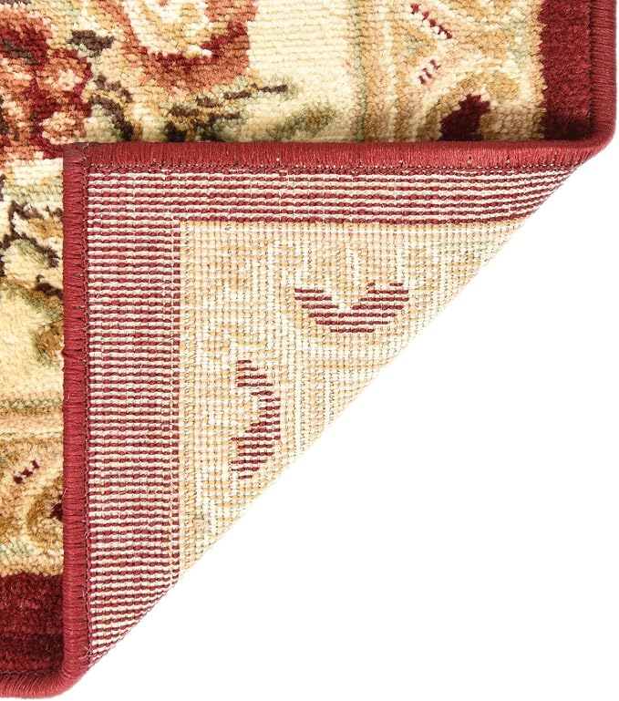Unique Loom Versailles Collection Traditional Classic Floral Motif Area Rug - Image 7