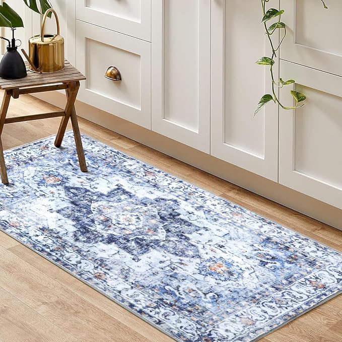 COMSLE Washable Door Mat, Front Door Mat Indoor Faux Wool Absorbent Small Rugs - Image 7