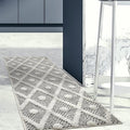 Antep Rugs Palafito 2x5 Geometric Shag Diamond High-Low Pile Textured Indoor by AntepRugs