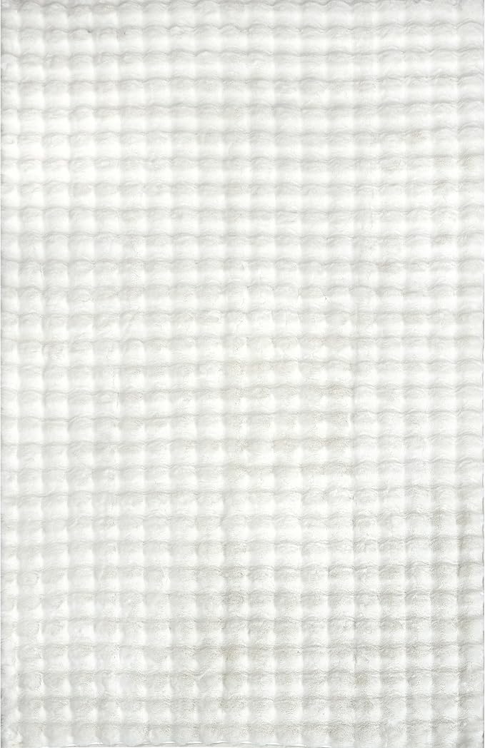 nuLOOM 7'6' x 9'6' Cozy Plush Area Rug, Machine Washable, Soft Fluffy Shag - Image 5