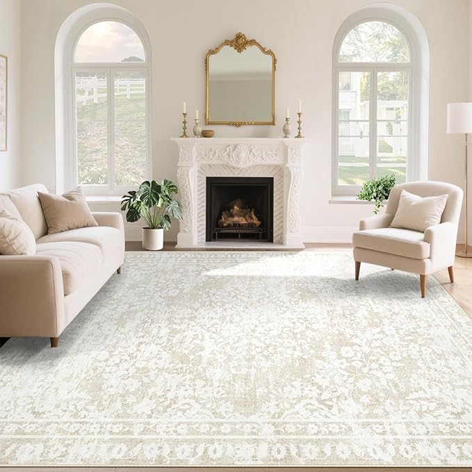 Vintage Living Room Area Rug by AOYAOMI