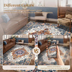 Ciicool Washable Non Slip Runner Rug, 2x6ft Hallway Rug Vintage Kitchen Rugs - Image 6