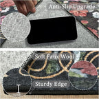 4x6 Machine Washable Area Rug for Living Room, Kids and Pets Friendly for - Image 6