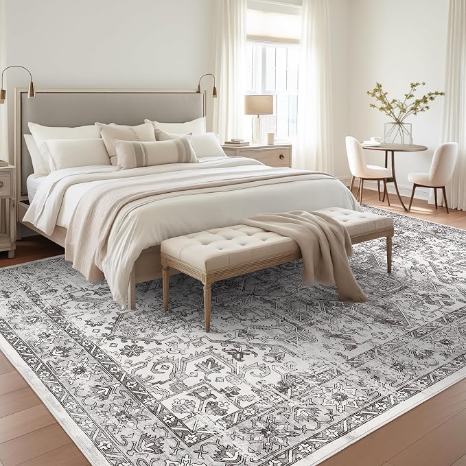 zesthome 9x12 Area Rugs, Stain Resistant Washable Rug, Ultra-Thin Rugs - Image 7