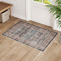 Dripex Vintage Washable Rug 2x3 Indoor Door Mat Non-Slip Bathroom Mat by Dripex