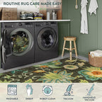 Lahome Collection Modern Floral Area Rug - Image 7