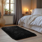 Zentavio Bedside Rugs Small 2x3 Shag Entry Entrance Rugs Soft Bedroom Carpet - Image 8