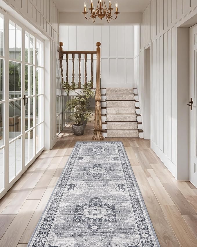 LUMI Runner Rug 3x10, Washable Non-Slip Hallway Throw Rugs, Long Soft Thin - Image 7