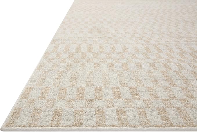 Loloi Kamala Collection KAM-05 Ivory/Natural 5'-3" x 7'-9" Area Rug - Image 4