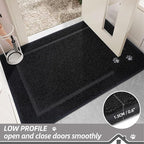 BEQHAUSE Dog Door Mat for Muddy Paws 32"x70" Dirt Trapper Absorbent Doormat Non - Image 7