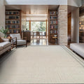 Easy Jute Rugs 10x14 Bordered Bone Color Living Room Indoor Outdoor Area Rug by Unknown