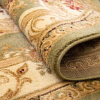 Rugs.com Chateau Collection Rug – 6 Ft Square Green Medium Rug Perfect - Image 5