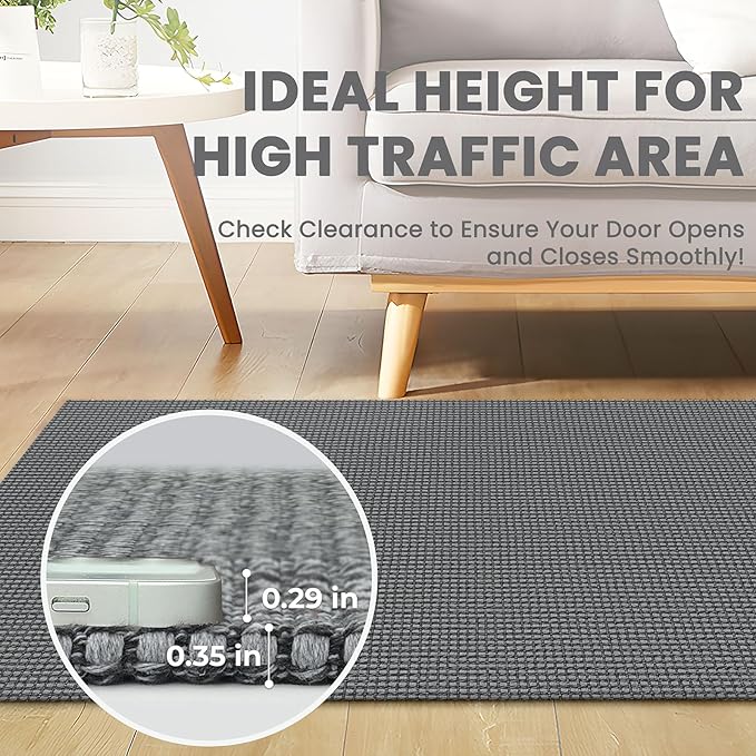 Braided Runner Rug 3x16 Ft Washable Runners - Image 2