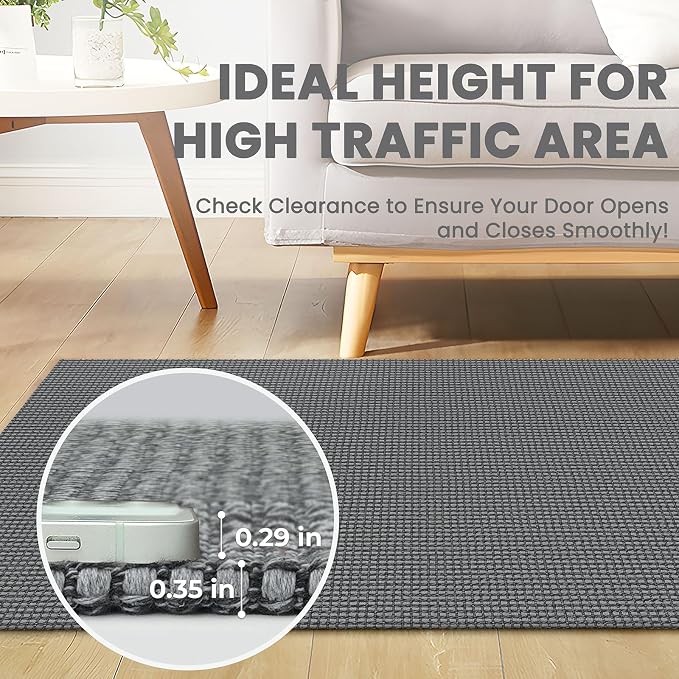 Braided Area Rug 3x5 Ft Washable Rugs - Image 2