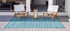 Unique Loom Outdoor Trellis Collection Area Rug - Image 3