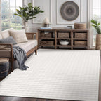 CAMILSON Modern White Non Slip Rug 5x7 Ultra Soft High Pile Area Rugs Non Skid - Image 8
