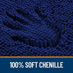 OLANLY Bathroom Rugs 59x35, Extra Soft Absorbent Chenille Bath Rugs, Rubber - Image 3