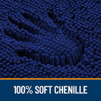 OLANLY Bathroom Rugs 24x16, Extra Soft Absorbent Chenille Bath Rugs, Rubber - Image 3
