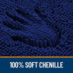 OLANLY Bathroom Rugs 50x30, Extra Soft Absorbent Chenille Bath Rugs, Rubber - Image 3