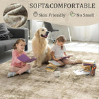 3x5 Machine Washable Area Rug for Entryway, Kids and Pets Friendly for Bedroom - Image 4