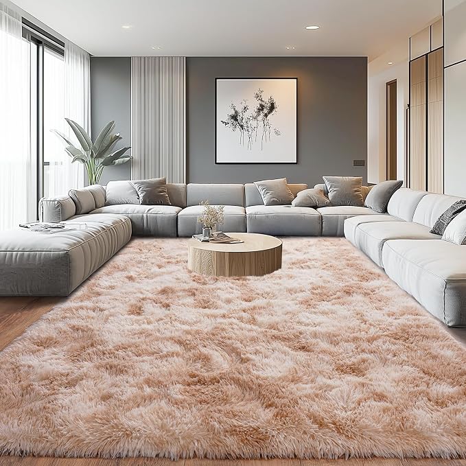 Upgrade Non-Slip Plush Rugs for Living Room, Soft Shaggy Carpets for Living Room - Image 3