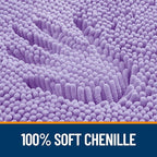OLANLY Bathroom Rugs 36x24, Extra Soft Absorbent Chenille Bath Rugs, Rubber - Image 3