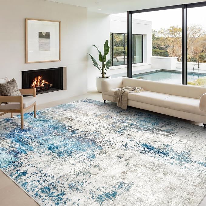 Washable Area Rug for Living Room 6x9 by AREAMAY