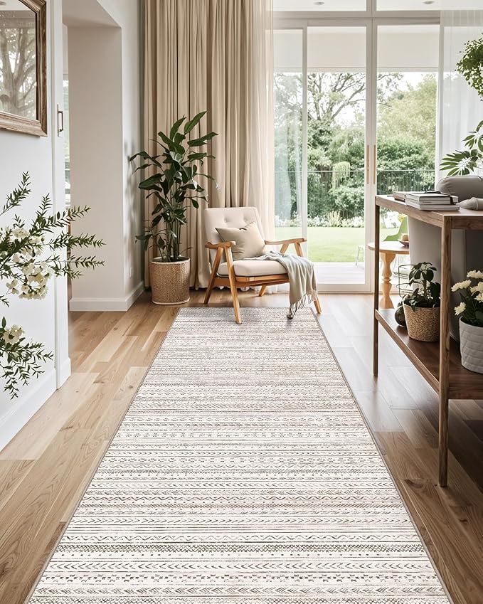LUMI Washable Runner Rug, Low Profile Thin Long Carpeet - Image 8