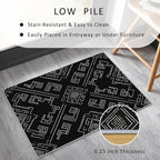 Geometric Rug, Washable 3x5 Rug - Image 4