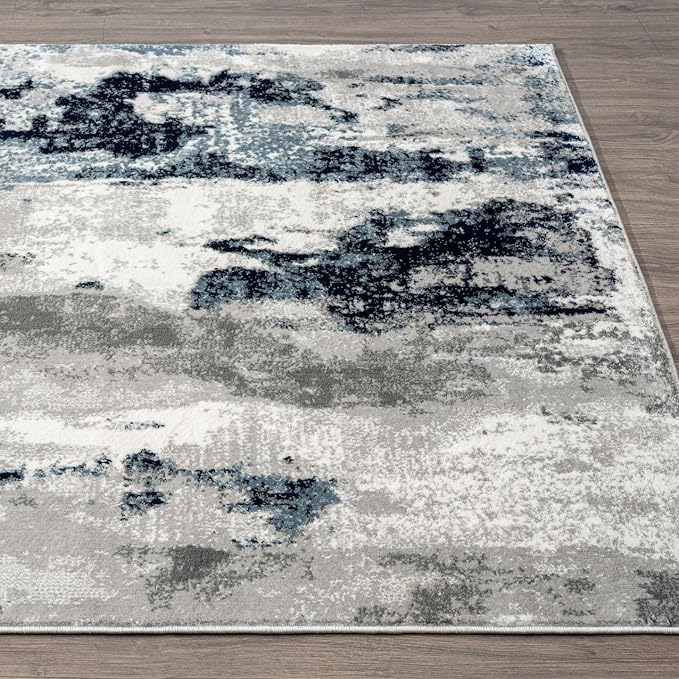 LUXE WEAVERS Kimberly Collection Ivory 9x12 Modern Abstract Area Rug - Image 6