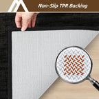 COSY HOMEER Door Mat, Dirt Trapper Entryway Rugs 20"x32", Non Slip Washable - Image 4