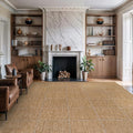 Beverly Rug Easy Jute Checkered Squared Rug 9x12 Washable Large Indoor Outdoor by BeverlyRug