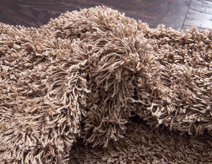 Unique Loom Solid Shag Collection Area Rug - Image 7