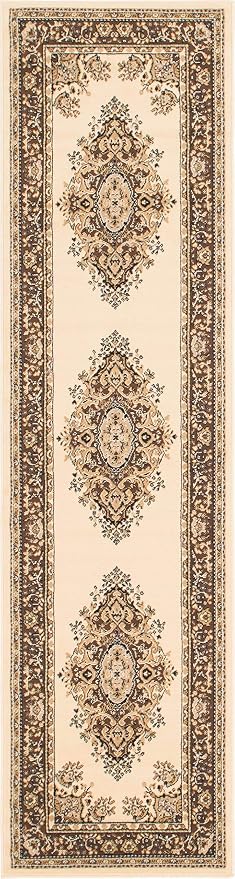 Unique Loom Reza Collection Traditional Persian Style Area Rug, 2 ft 7 in x 10 - Image 3