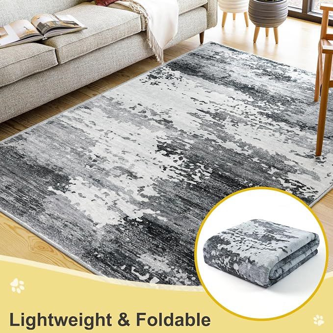 COMSLE Door Mat Soft Absorbent Indoor Front Entryway Rug Machine Washable - Image 8