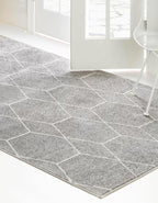 Unique Loom Trellis Frieze Collection Area Rug - Image 3