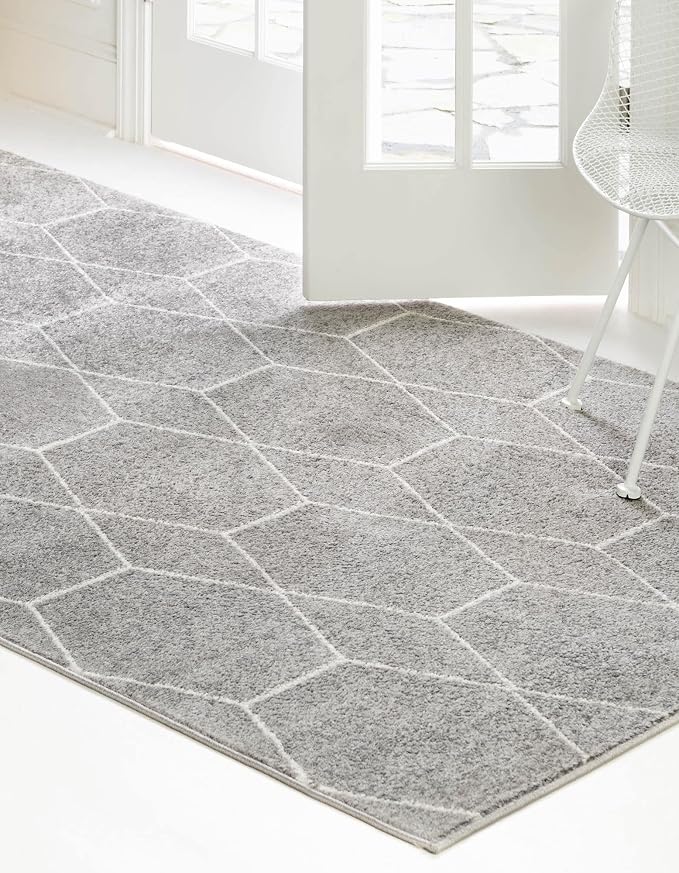 Unique Loom Trellis Frieze Collection Area Rug - Image 3