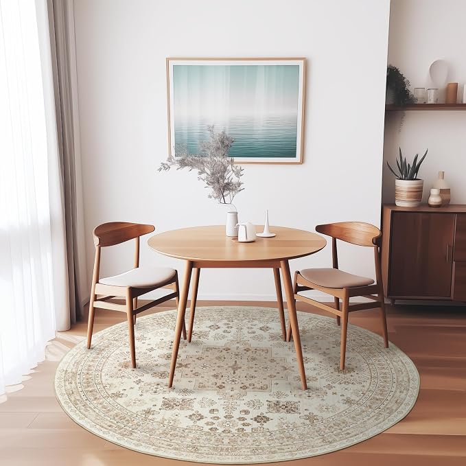 zesthome Washable Round Area Rugs - Image 7