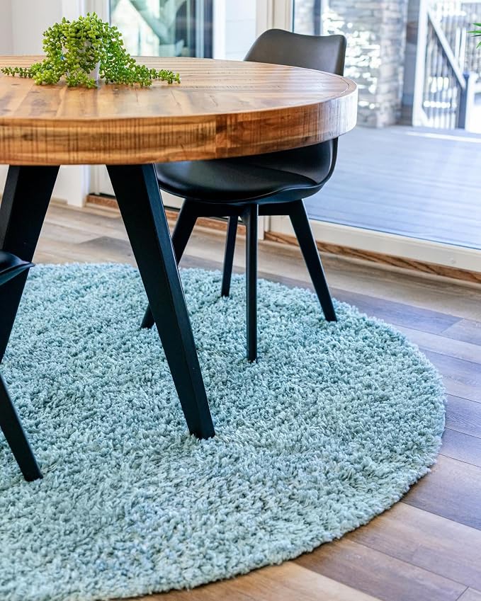 Unique Loom Davos Shag Collection Area Rug - Image 3