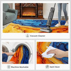 Navy Blue Rugs for Bedroom - Image 7