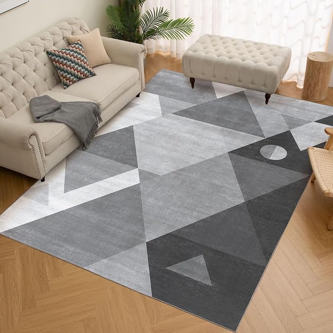 HOMFINE Washable Modern Area Rug - Image 8