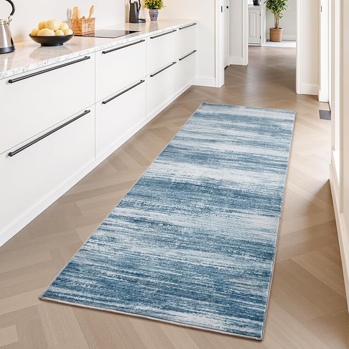 PADOOR Modern Abstract Runner Rug by PADOOR
