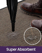 DEXI Ultra Thin Entryway Door Mat 24x36, Non Slip Rubber Backing Inside Entry - Image 6