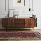 RUGGABLE Washable Vintage Runner Rug – Verena Amber Red 2.5x12, Stain-Resistant - Image 2