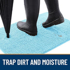 OLANLY Dog Door Mat for Muddy Paws 47x20, Absorbs Moisture and Dirt, Absorbent - Image 2