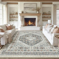 zesthome 8x10 Area Rugs for Living Room, Non-Slip Backing Washable Rugs by Zesthome
