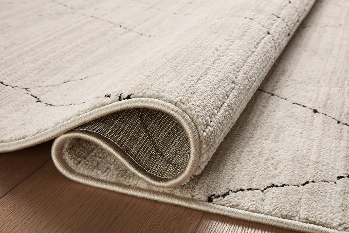 Loloi Darby Collection DAR-03 Sand/Charcoal 11'-6" x 15' Area Rug - Image 4