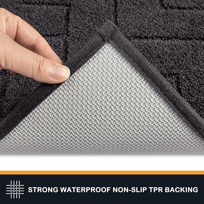 PURRUGS Dirt Trapping Door Mat 32" x 47", Non-Slip Machine Washable Entry Rug - Image 4