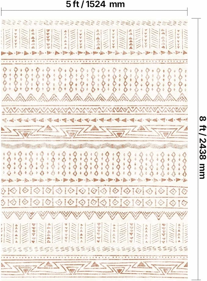 VEVOR 5 x 8 ft Area Rug Large Washable Rug Non-Slip and Tear-Resistant Soft - Image 2