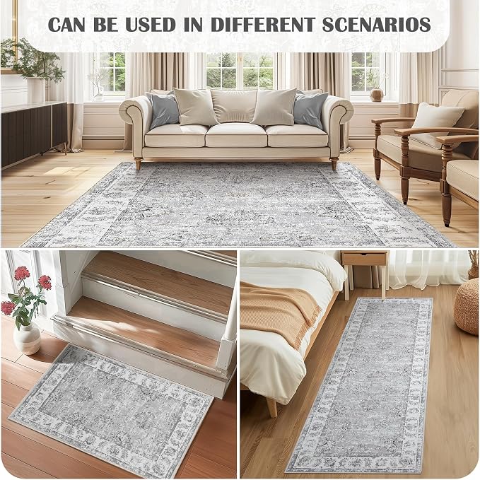jinchan Fiora 4x6 Area Rugs for Bedroom - Image 5